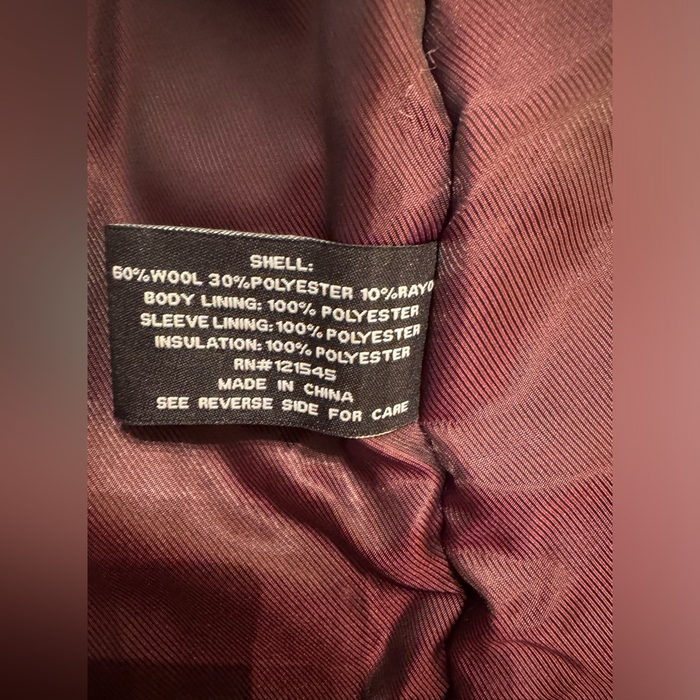 Men’s London Fog 60% Wool Coat. - Picture 9 of 9
